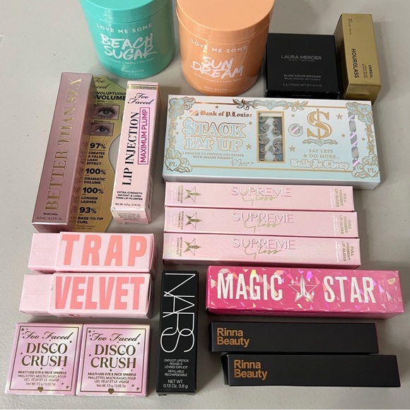 Too Faced Other - High End Makeup Lot (18 Items), Too Faced, NARS, Hourglass, Laura Mercier & MORE